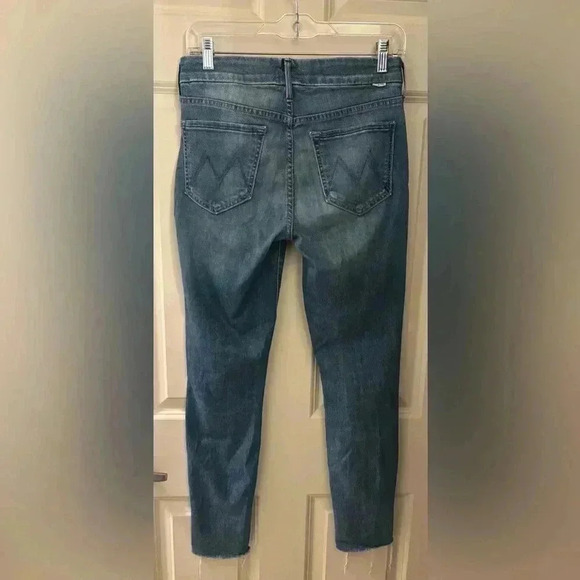 Mother Denim The Looker Fray Skinny Jeans, Size 27 - Picture 5 of 11